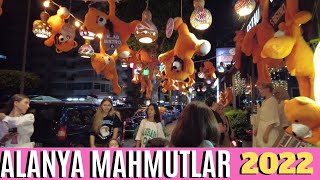 Alanya Mahmutlar Night Walking Tour 2022 June Alanya Antalya Turkey Holiday Turkey Travel 4K