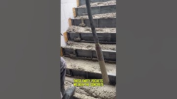 WHY A CONCRETE VIBRATOR IS A MUST! #constructiontips #concretework #engineering