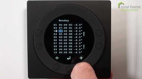 Genvex Combi 185 Controller - 3 Calendar Function