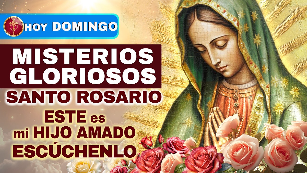 Santo Rosario HOY Dom 01 Mar 2026 ✨ (Gloriosos) — Transfiguración: Este es mi Hijo amado | Escúchalo