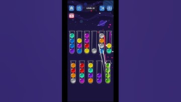 Ball sort puzzle Game Level-22😳#shorts #gaming