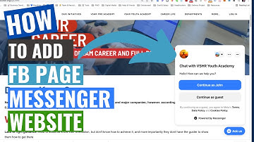 How to add facebook messenger chat plugin in your website
