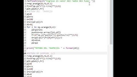 Métodos de integración en phyton