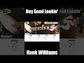 Hey Good Lookin' Hank Williams Guitar Chords #Shorts
