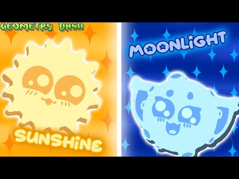 Geometry Dash - Sunshine & Moonlight (By:Unzor) | The Sonic Humor