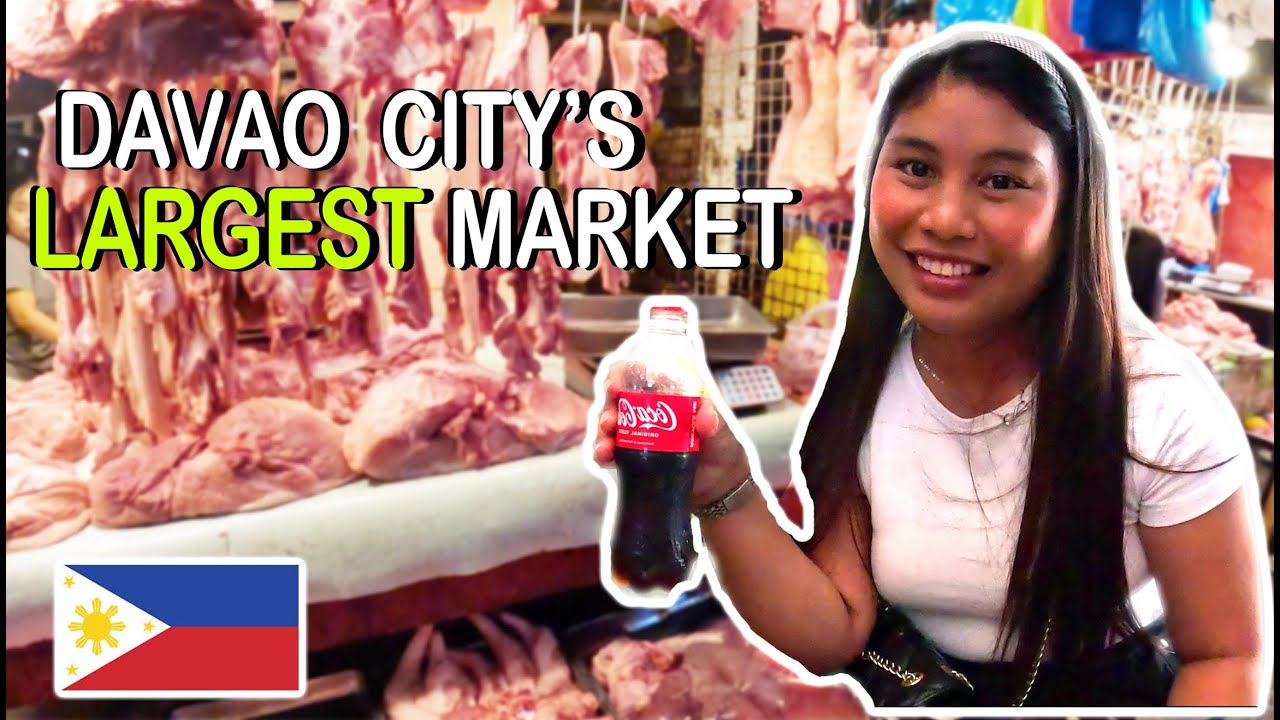 The Largest Public Market In Davao City Philippines