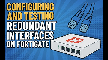 Configuring and Testing Redundant Interfaces on Fortigate