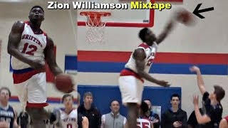 Zion Williamson INSANE Dunks \& Blocks!! Top 20 Plays From Senior Year