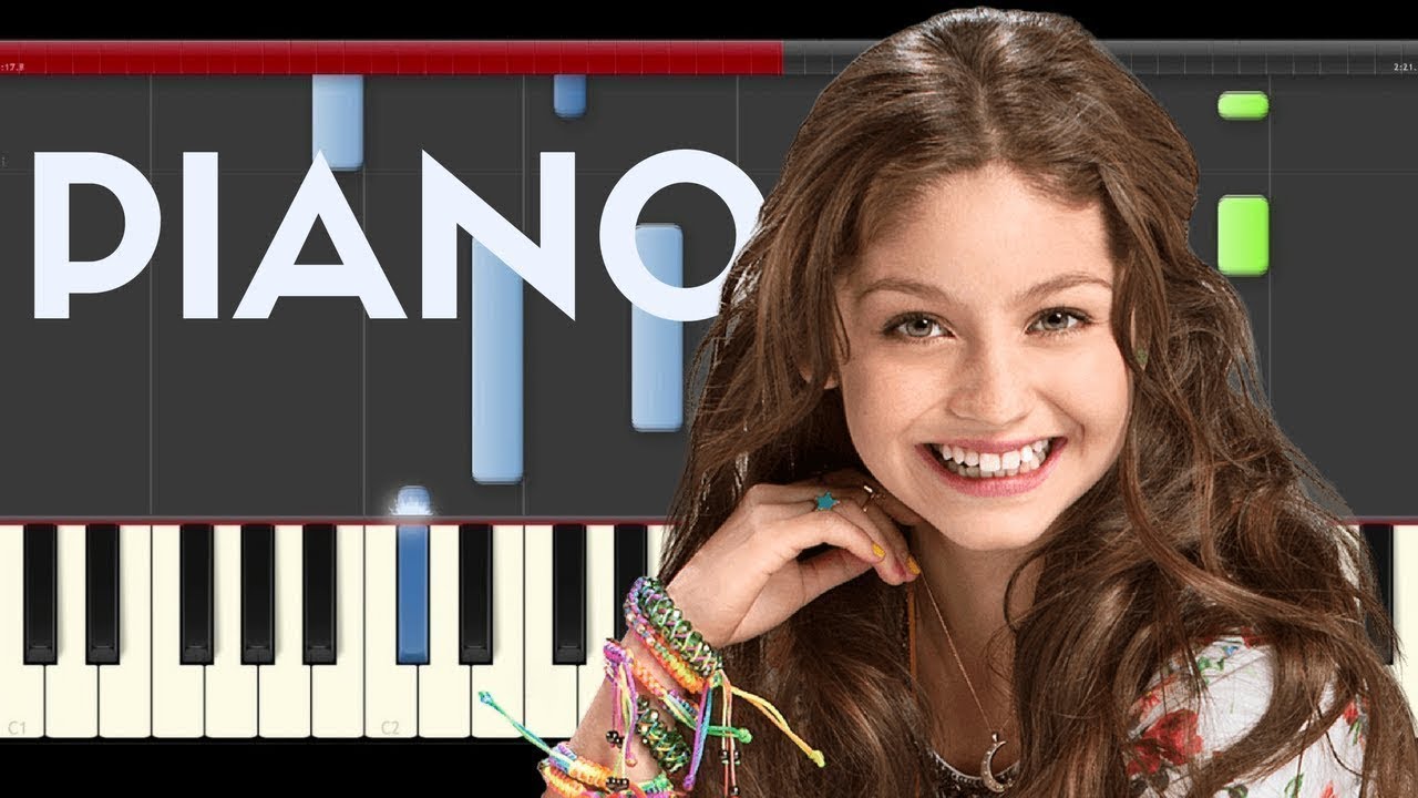 Soy Luna Soy Yo Modo Amar Piano Midi tutorial Sheet app Cover Karaoke
