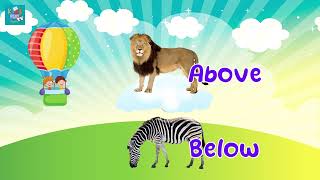 Above and Below #kidsvideo #kidslearningvideoes #kids   #kidstv Update