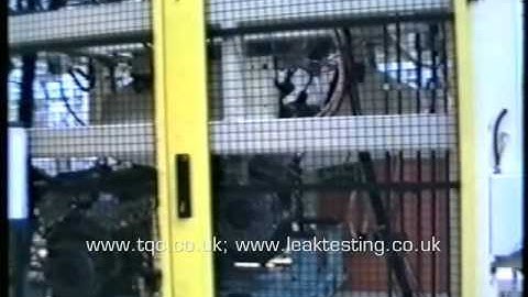 V6 Engine automatic leak test facility