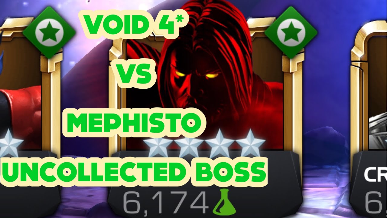 Void 4* VS Mephisto Uncollected Boss. Marvel Contest Of Champions ...