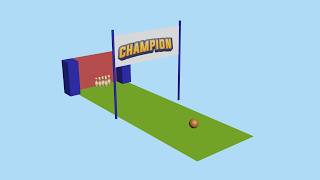 The Destructive Bowling Alley   Mass FX Simulation