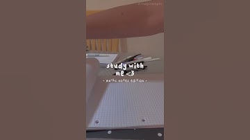 study with me🌷 maths notes edition