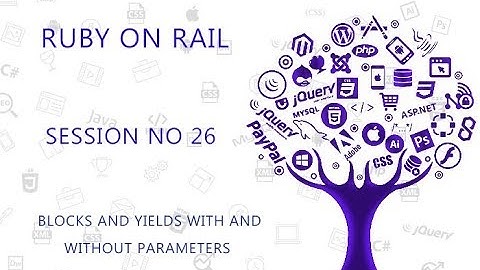 Ruby Programming Tutorial 26  Blocks & yield, With and without Parameters in Ruby