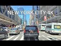 New York City 4K - Midtown Manhattan - Driving Downtown - USA