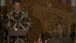 President Reagan and President Soeharto's of Indonesia Toasts at an Official Dinner on May 1, 1986