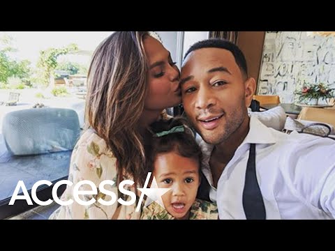 Video: Gelukkige Vaders Chrissy Teigen En John Legend Met Hun Dochter Luna