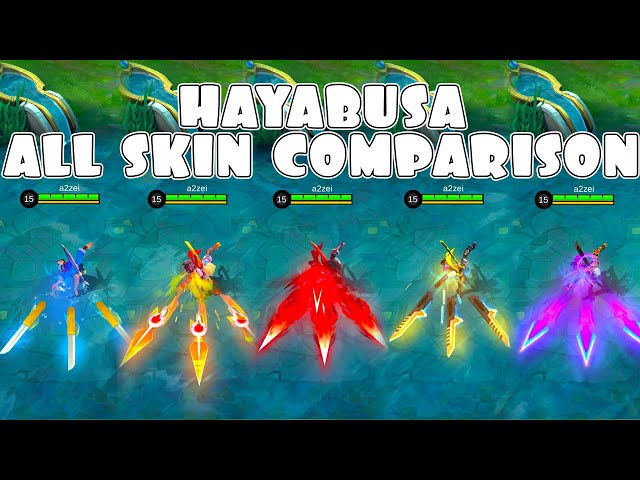 Hayabusa All Skin Comparison MLBB class=