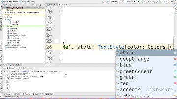 Alert Dialog in Flutter - Android and iOS Hybrid Application Development Tutorial