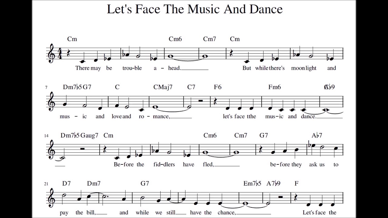 Let's Face The Music And Dance