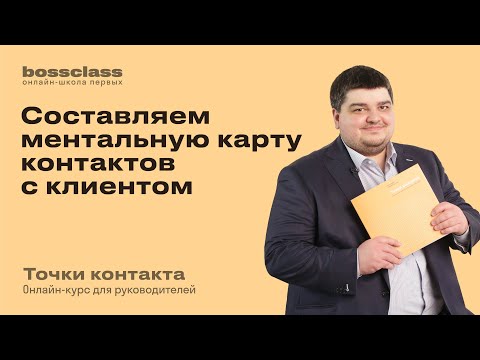 Точки контакта. Составляем ментальную карту контактов с клиентом