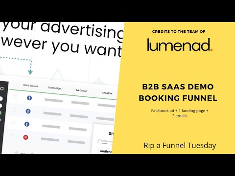 B2B SaaS Demo Funnel by Lumenad