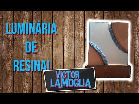 FIZ UMA LUMINÁRIA DE RESINA (DIY) - Victor Lamoglia