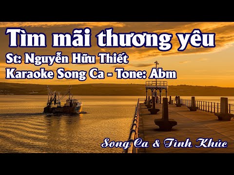 Karaoke Song Ca Tìm Mãi Thương Yêu | Song Ca u0026 Tình Khúc