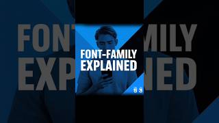 Understanding font-family in #CSS (For Beginners)