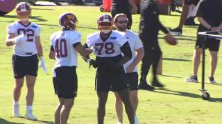 Rookies Take The Field At Commanders' First Preseason Game