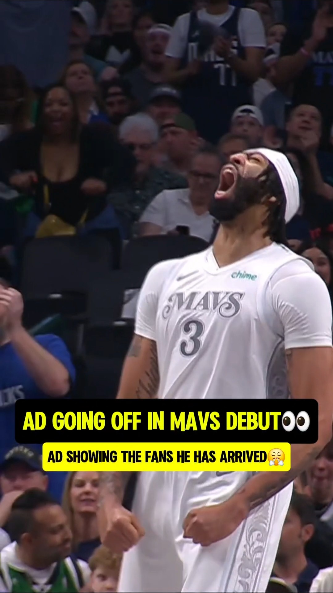 AD had a WILD first 5 mins as a Mav?