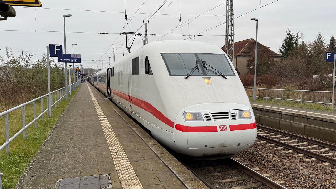 Mit dem ICE 1 LDV als ICE 932 von Berlin Gesundbrunnen nach Prenzlau