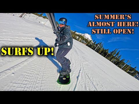 Mt Hood MEADOWS in LATE SPRING!