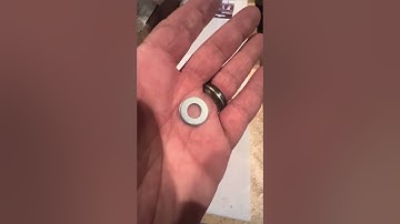 Split lock and flat washers. How to use lock washers and flat washers.