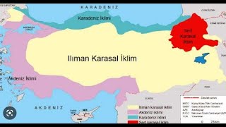 Tyt-Kpss Türki̇ye İkli̇mi̇ Karadeni̇z-Akdeni̇z-Karasal-Sert Karasal İkli̇m