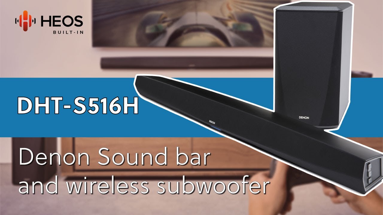 The Denon DHT-S516H 2.1ch Soundbar
