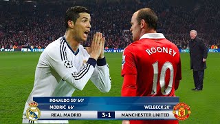 The Day Cristiano Ronaldo Singlehandedly Destroyed Wayne Rooney& Manchester United | Ronaldo & Messi