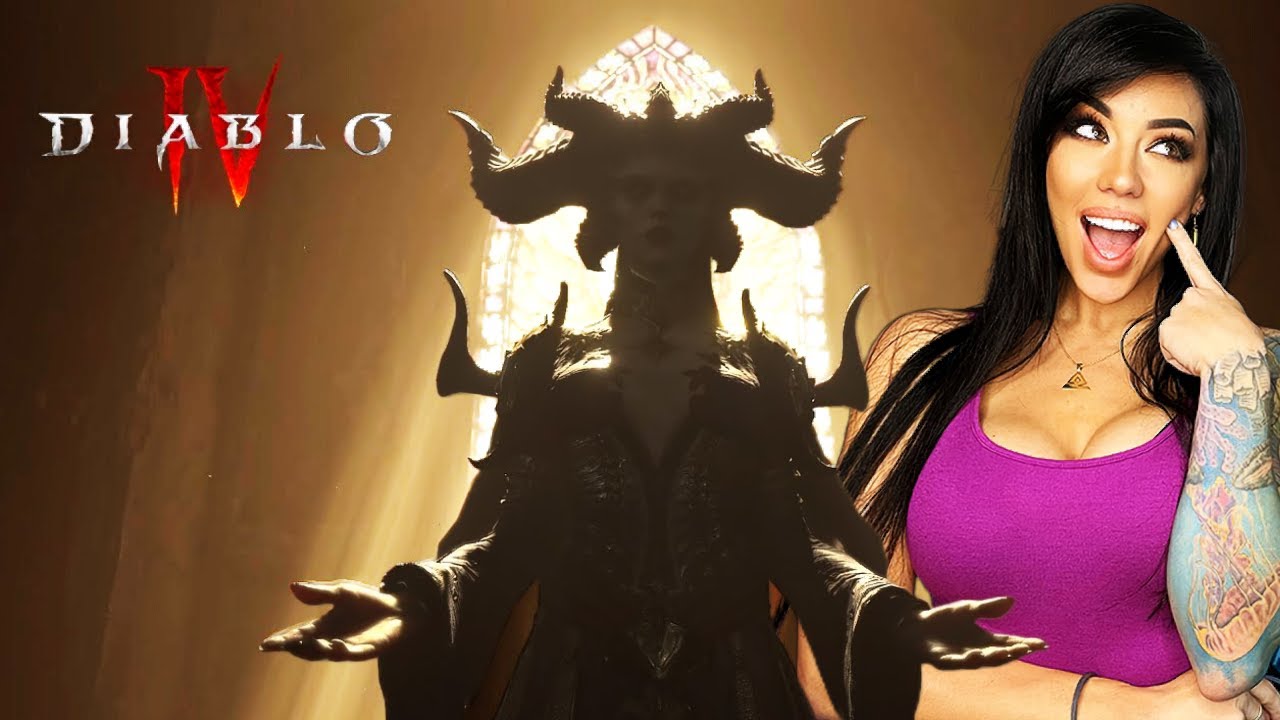 Lilith Enters Church Cutscene Cinematics | Priest Murdered By Townspeople Diablo 4