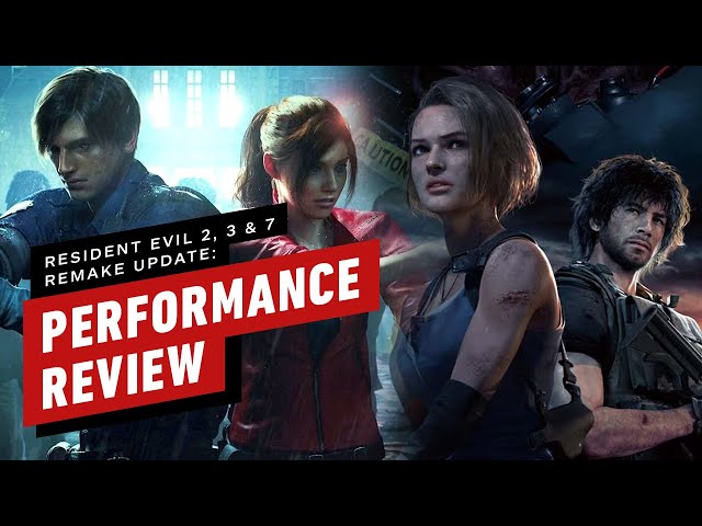 Resident Evil 2, 3 & 7 Remake Update: Performance Review 