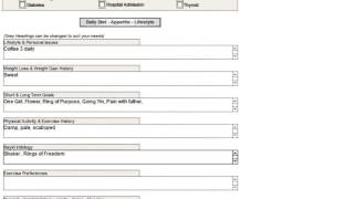 Health History Patient Database 2 - HealthQuest Training