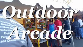 Outdoor Arcade - Bad Weather Brewing Company @BasementBrothers