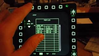 Thrustmaster MFD Cougar LCD test in DCS World