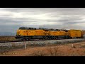 Union Pacific Fast Freight Across Southern Arizona December 20, 2023
