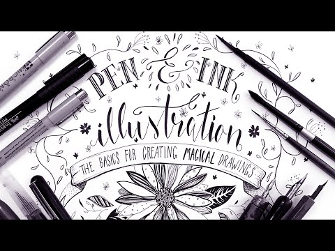 Ink Illustration for Beginners with DIp Pen and Ink – Uinamo