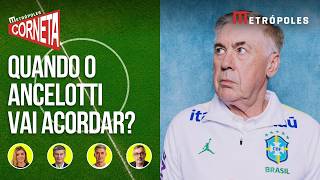 QUANDO O ANCELOTTI VAI ACORDAR? Os erros da Seleção Brasileira no empate com o Marrocos