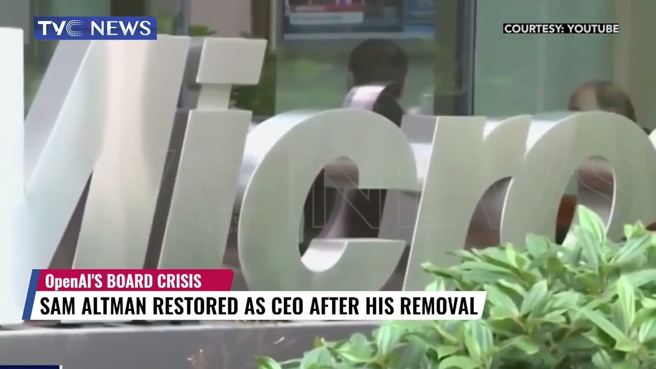 OpenAI's Board Crisis | SAM Altman Restored As CEO After His Removal