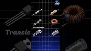 Electronic Components Name & Uses ⚡| Diode Resistor Capacitor Explained #shorts