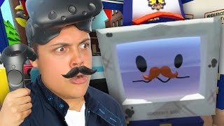 Job simulator mechanic level is the last of series! its been fun! if
we reach 10,000 likes i will make another htc vive video :d ! watch my
other sim...