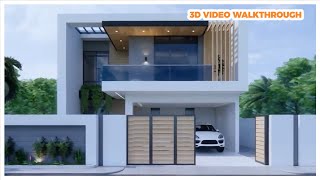 4 BedRoom Duplex Design on 308sqm (22m x 14m | RF-TD 4001) - 3D Video WalkThrough